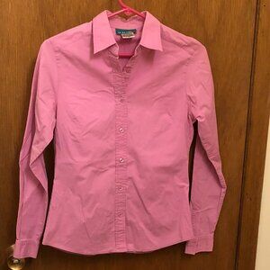 La Redoute pink button down shirt, size S